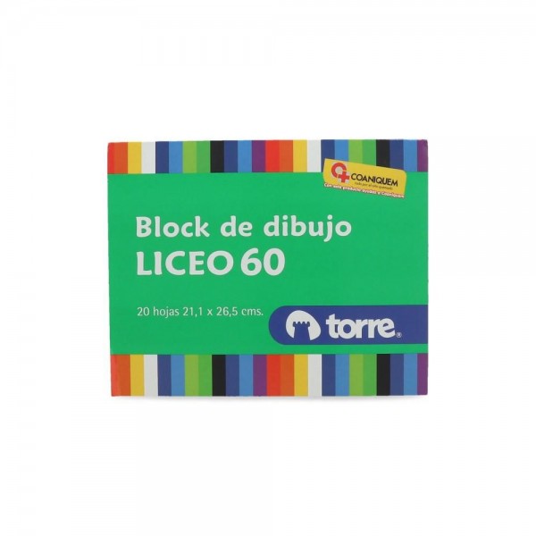 BLOCK DIBUJO N 60 LICEO 20 HOJAS