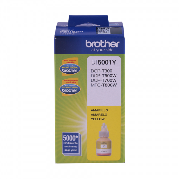BOTELLA BT5001Y AMARILLO 41,8 ML 5000 PAGINAS