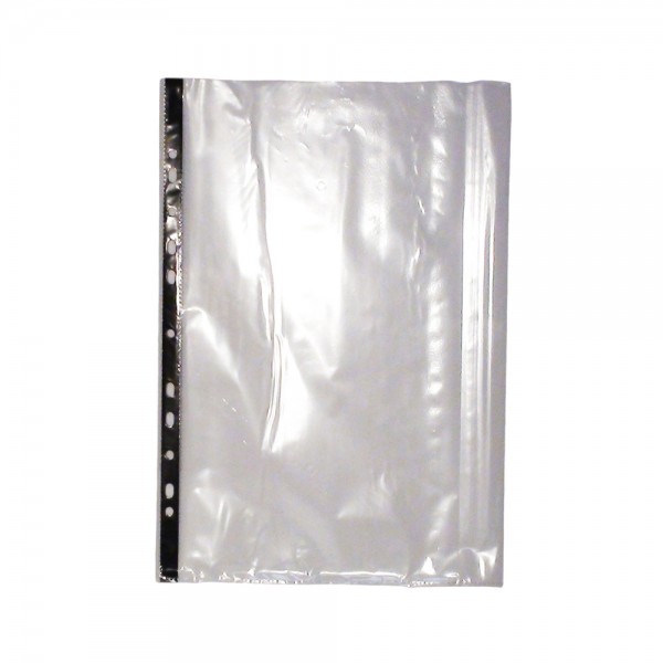 FUNDA POLIPROPILENO OFICIO NEGRO RIBETE