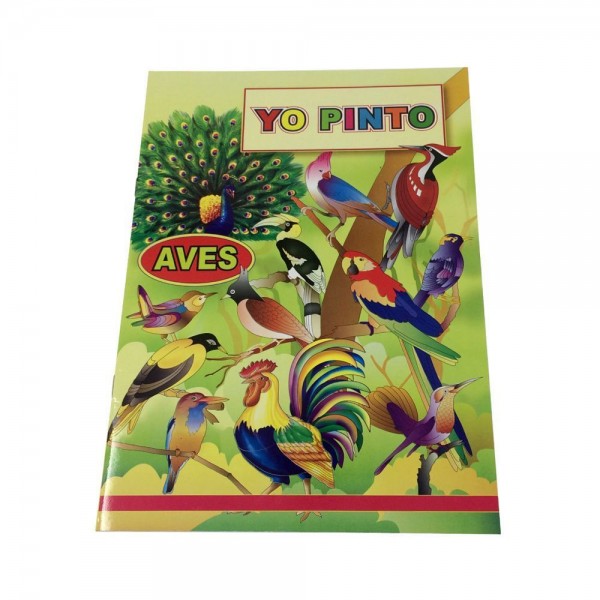 LIBRO PARA COLOREAR YO PINTO LAS AVES