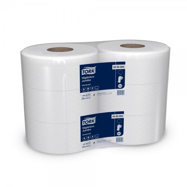 PAPEL HIGIENICO JUMBO HOJA SIMPLE 500 MT 6 ROLLOS UNIVERSAL
