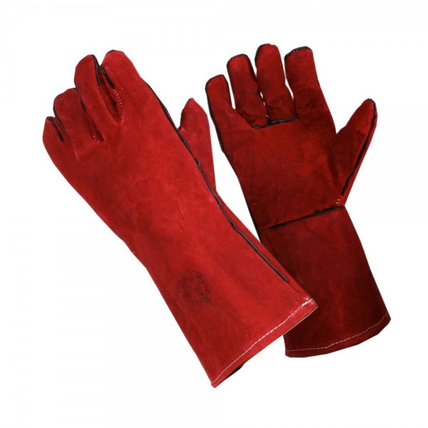GUANTE SOLDADOR DESCARNE ROJO